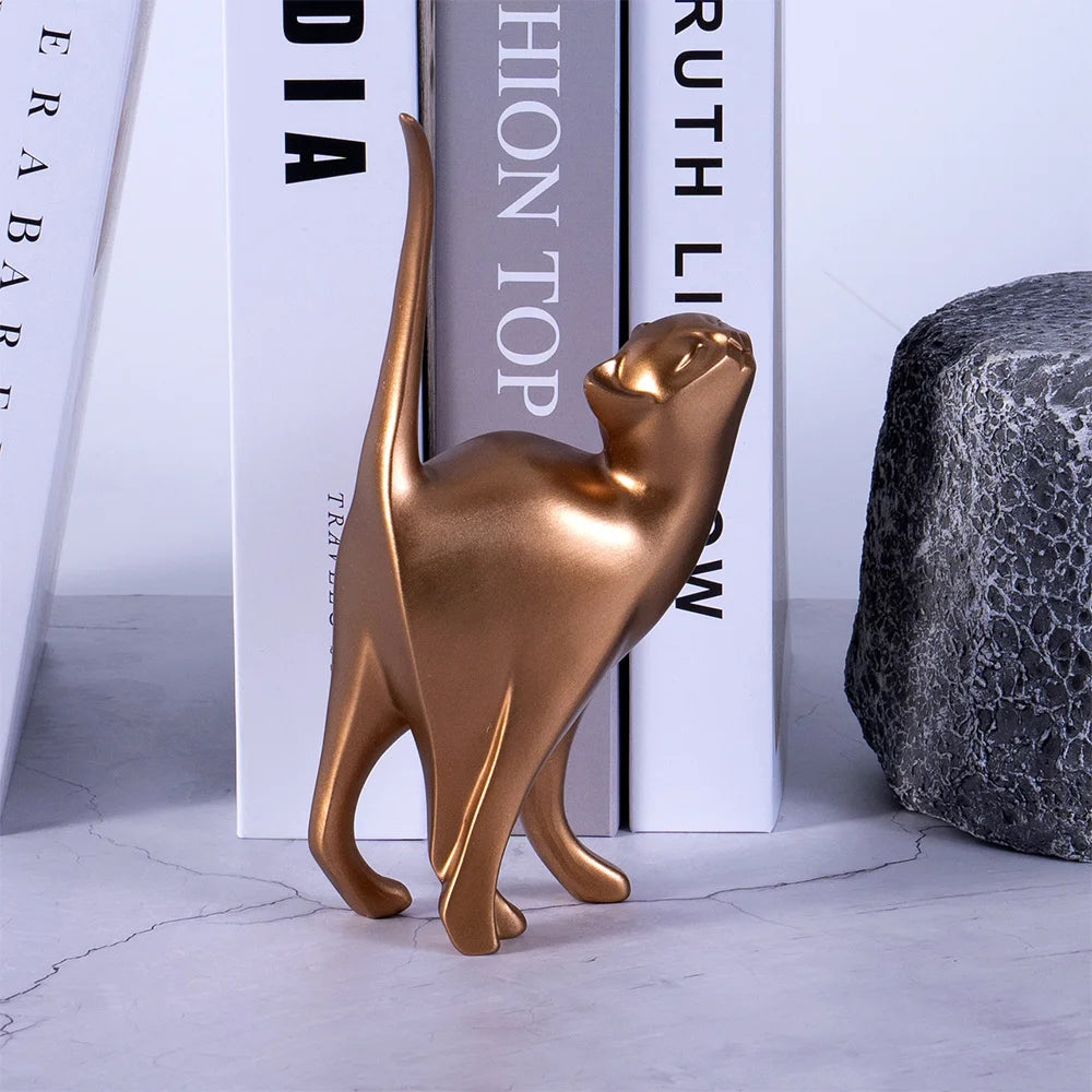 Golden Couples Cat Figurine by KittyNook Cat Co.—a thoughtful gift for any cat lover’s collection.