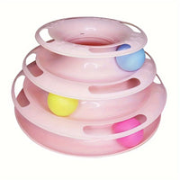 Thumbnail for KittyNook Cat Co. 3-Layer Interactive Cat Toy Tower with balls for endless, engaging playtime fun.