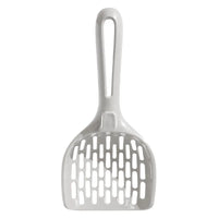 Thumbnail for The KittyNook Cat Co. Curved Cat Litter Shovel features a slotted design and long handle for easy, odor-free cleaning.