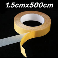 Thumbnail for KittyNook Cat Co. Self-Adhesive Cat Scratching Board, 1.5cm x 500cm, double-sided tape with yellow backing.