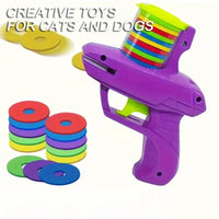 Thumbnail for KittyNook Cat Co. Turnip Launcher shoots foam discs—an interactive cat toy for creative cats and dogs.