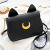 Luna Crescent Hand Bag in Black