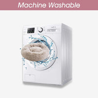 Thumbnail for The Warm & Soft Cat Sleeping Pod by KittyNook Cat Co. sits in an open washer, with 