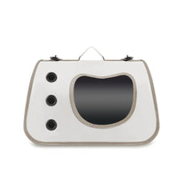 Thumbnail for KittyNook Cat Co. Portable Pet Carrier Bag with 3 vents and a cat-shaped window for comfy, breathable pet travel.