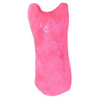 Thumbnail for The Safe Catnip Chew Toy by KittyNook Cat Co. is a bright pink bone-shaped plush with playful embroidery details.