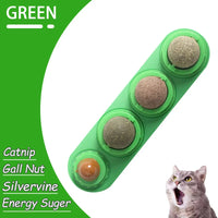 Thumbnail for KittyNook Cat Co. All Natural Catnip Lick Bar features 4 flavored balls for your cat’s health and playful fun.