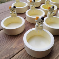Thumbnail for The Cute Kitten Candle Holder by KittyNook Cat Co. adds cozy charm and a cheerful vibe to any room.