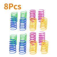 Thumbnail for KittyNook Cat Co. Colorful Spiral Spring Cat Toy Pack—8 durable, interactive springs for playful cats.
