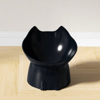 Thumbnail for The Orthopedic Raised Cat Feeder by KittyNook Cat Co. sits on a light wood floor against a white wall.