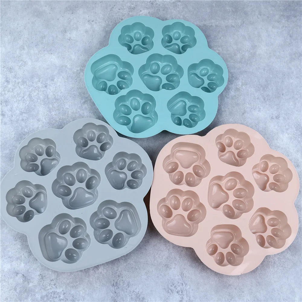 Paw Print Silicone Baking Molds