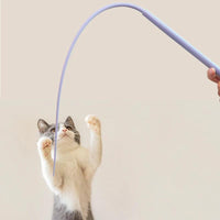 Thumbnail for cat playing with Da Rat Tail Cat Toy