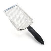 Thumbnail for KittyNook Cat Co. Premium Metal Cat Litter Scoop with Long Handle, ideal for sifting, on a white background.