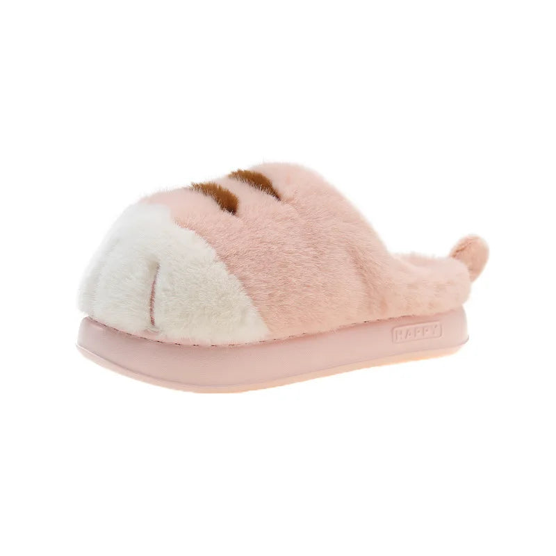 Stay cozy in Adorable Kitty Claw Slippers by KittyNook Cat Co.—pink, plush, and purr-fect for indoor fun.