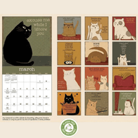 Thumbnail for Snarky Cats 2024 Calendar