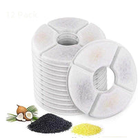 Thumbnail for Activated Carbon Filter Replacements For Flower Cat Fountain Cat Supplies KittyNook 12 Filters Pack  