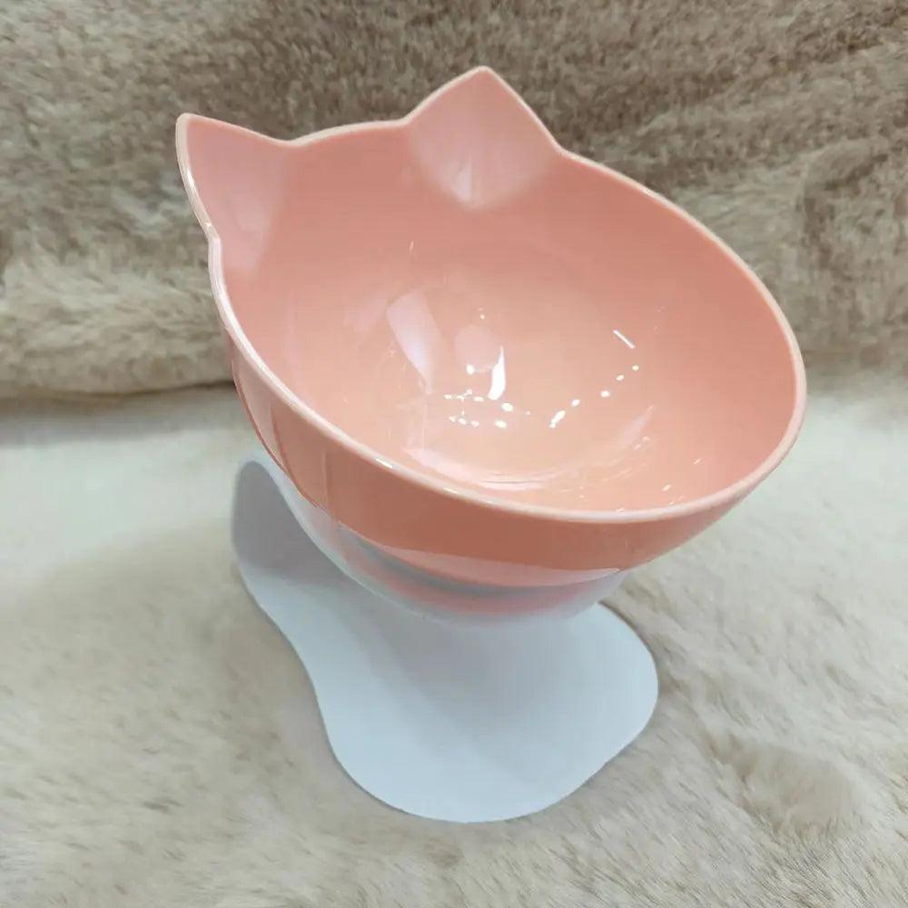 Anti-Vomiting Orthopedic Cat Bowl Pet Bowls, Feeders & Waterers KittyNook Single Peach Bowl  