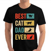 Best Cat Dad Ever Men's T-Shirt - KittyNook Cat Company
