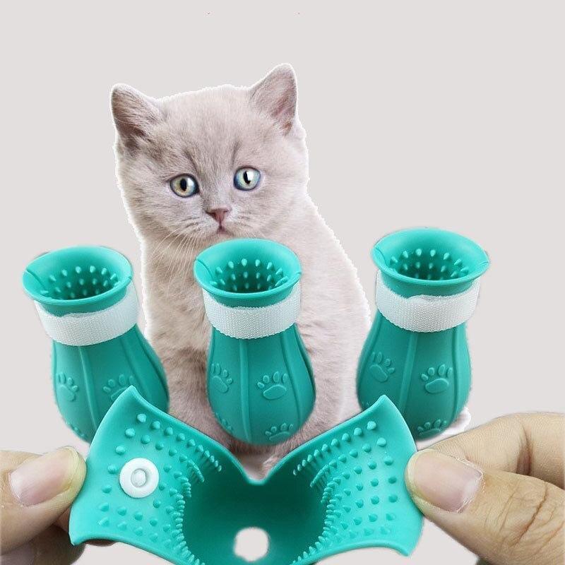 Bulbous Silicone Cat Foot Covers - KittyNook