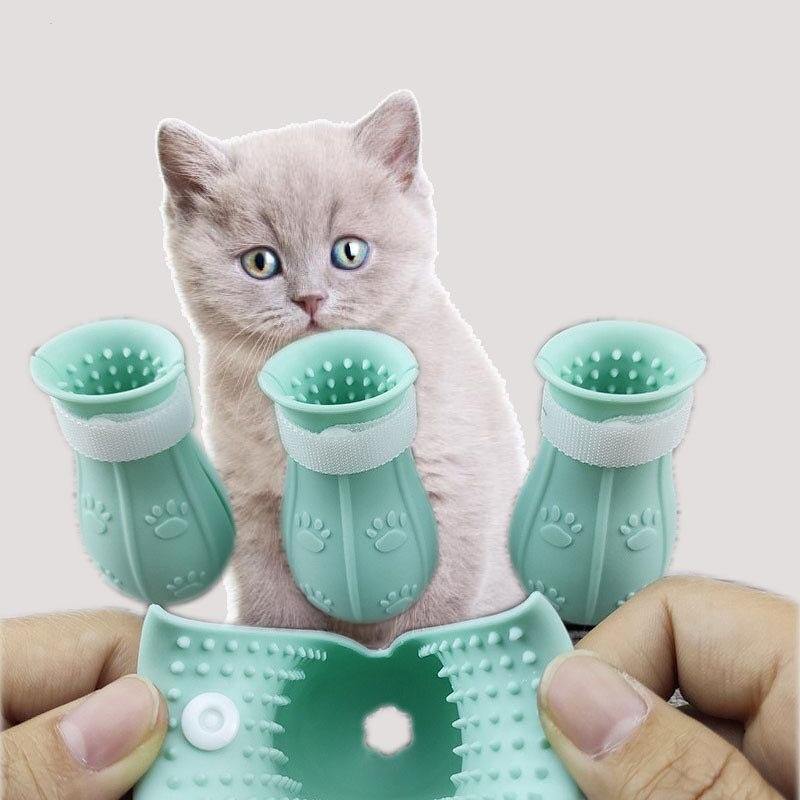 Bulby Silicone Cat Foot Covers Cat Supplies KittyNook   