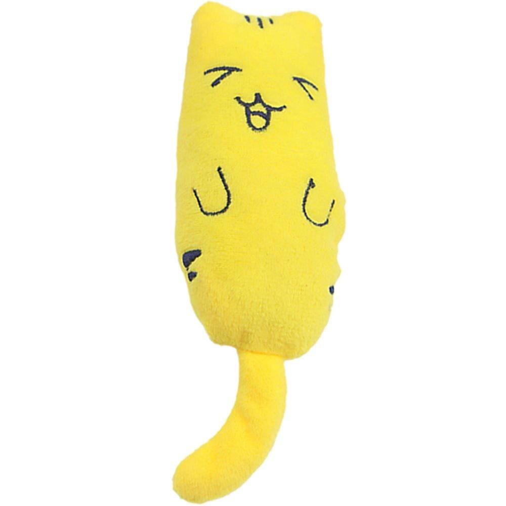 Caca the Cuddly Kitten Toy Cat Toys KittyNook Yellow with Tail  