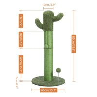 Thumbnail for Cactus Cat Tree Scratching Post - KittyNook Cat Company