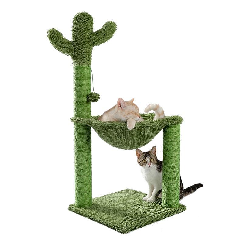 Cactus Modern Cat Tower - KittyNook Cat Company