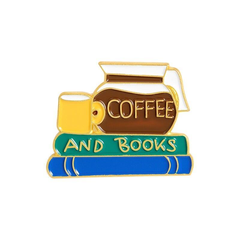 Coffee Cats Enamel Pin - KittyNook Cat Company