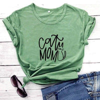 Thumbnail for Cat Mom Printed Tee - KittyNook