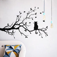 Thumbnail for Cat-On-A-Tree Decal Home Decor Decals KittyNook Cat Company   