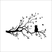 Thumbnail for Cat-On-A-Tree Decal - KittyNook Cat Company