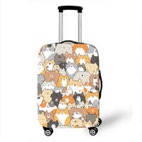 Thumbnail for Cat Print Travel Luggage Cover - KittyNook Cat Company