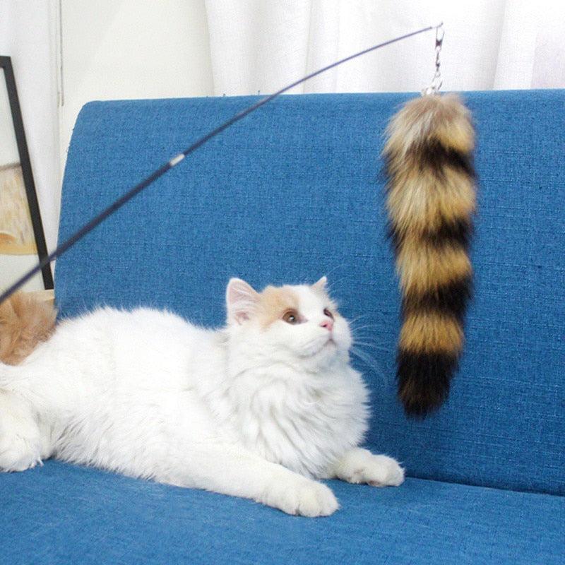 Cat Tail Wand Toy - KittyNook Cat Company