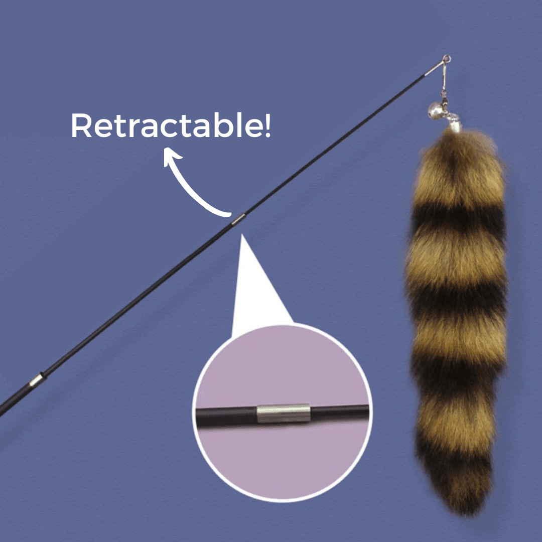 Cat Tail Wand Toy - KittyNook Cat Company
