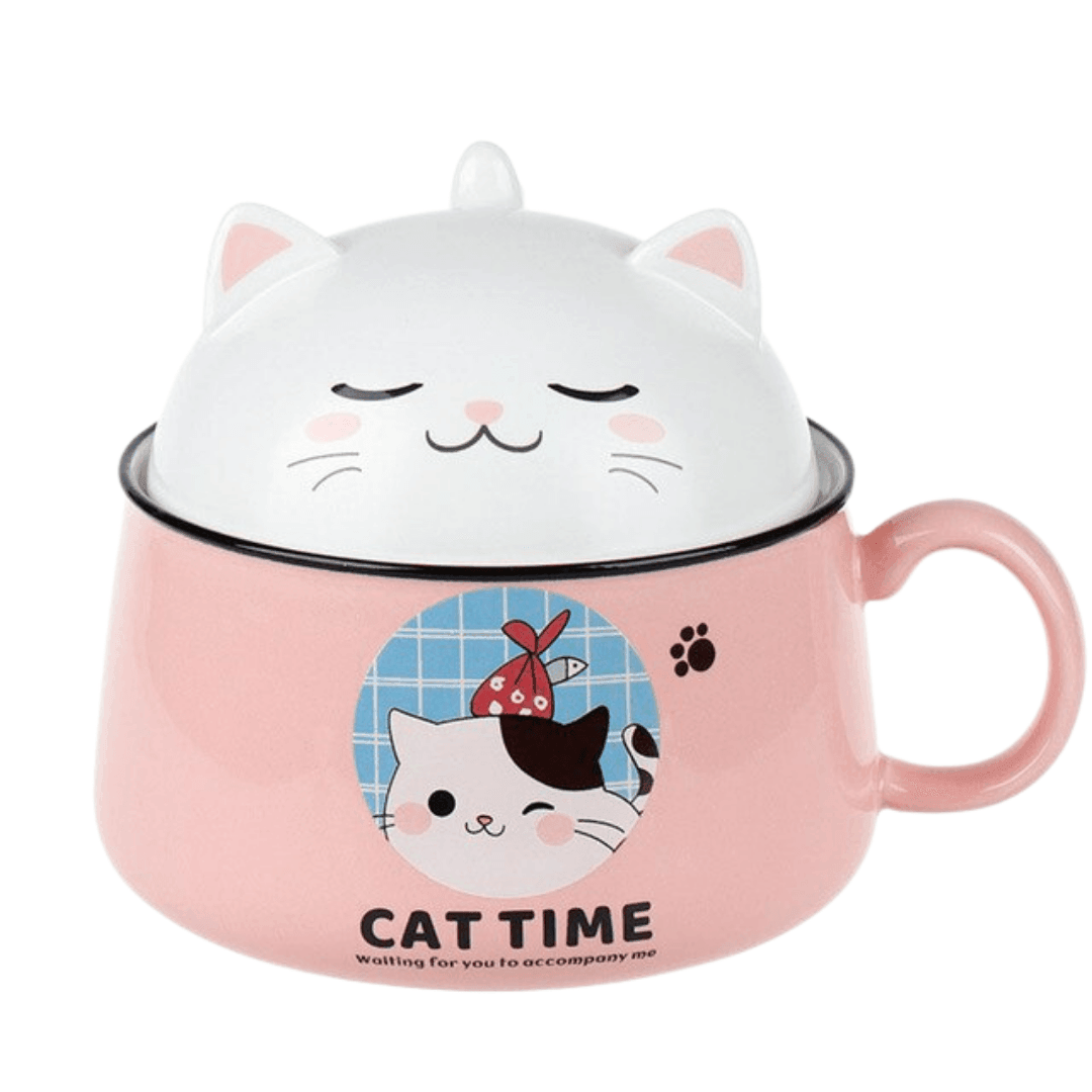Cat Time Soup Mug - KittyNook Cat Company
