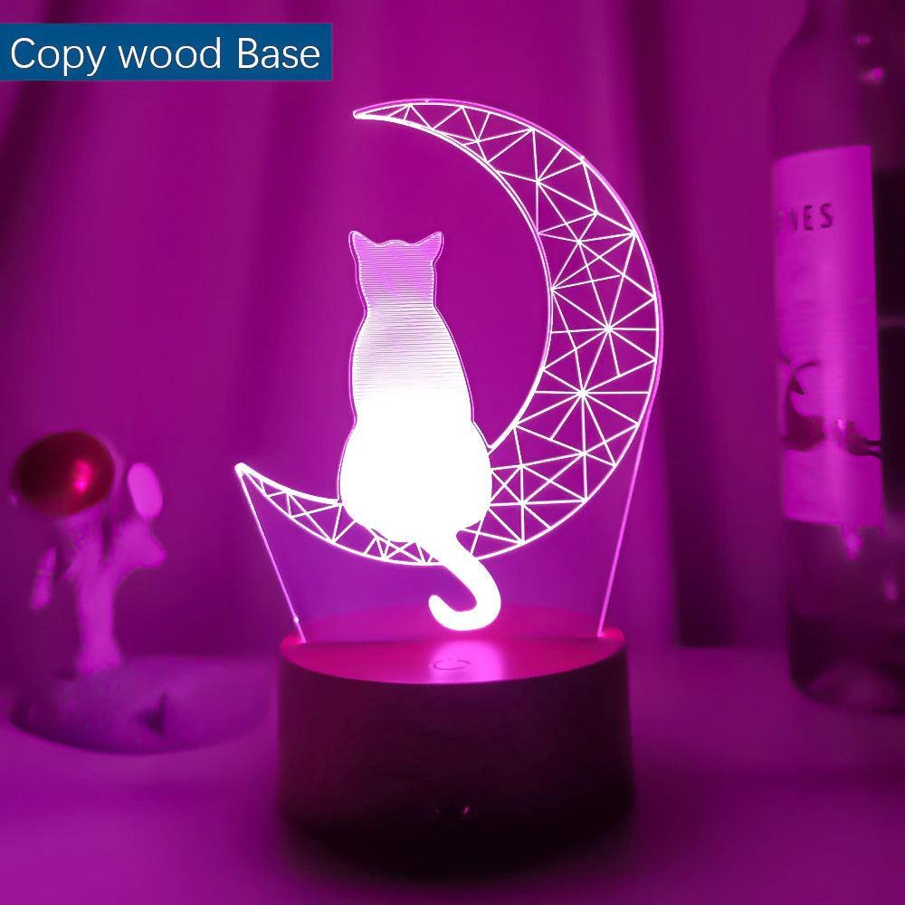 Catto Moon LED Night Light - KittyNook Cat Company
