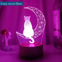 Thumbnail for Catto Moon LED Night Light - KittyNook Cat Company