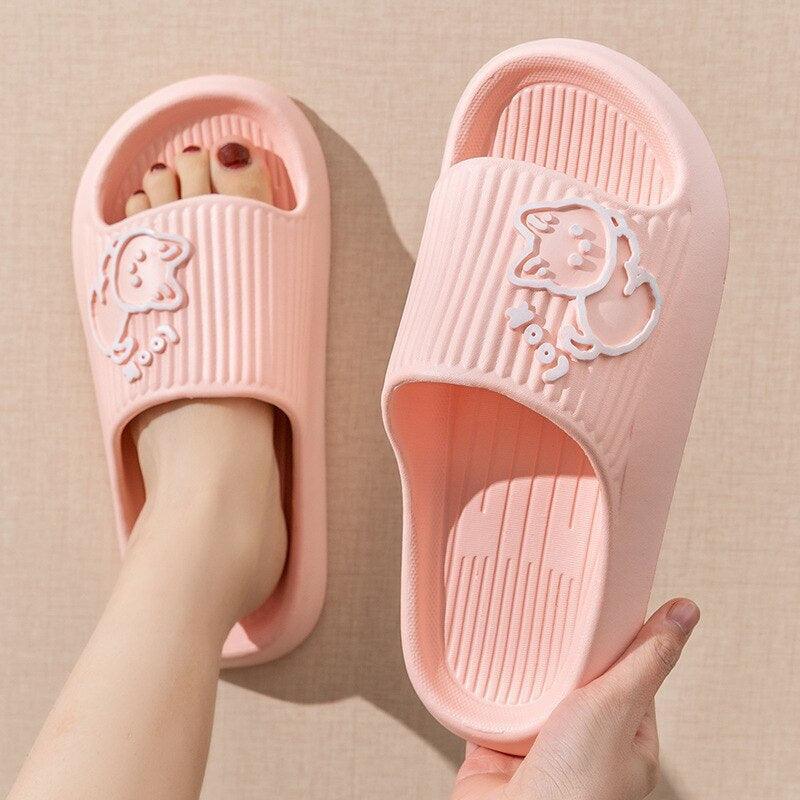 Comfort Slides Cat House Slippers - KittyNook Cat Company
