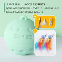 Thumbnail for Crazy Ball Interactive Cat Toy Cat Toys KittyNook Cat Company Upgraded Inclusions  