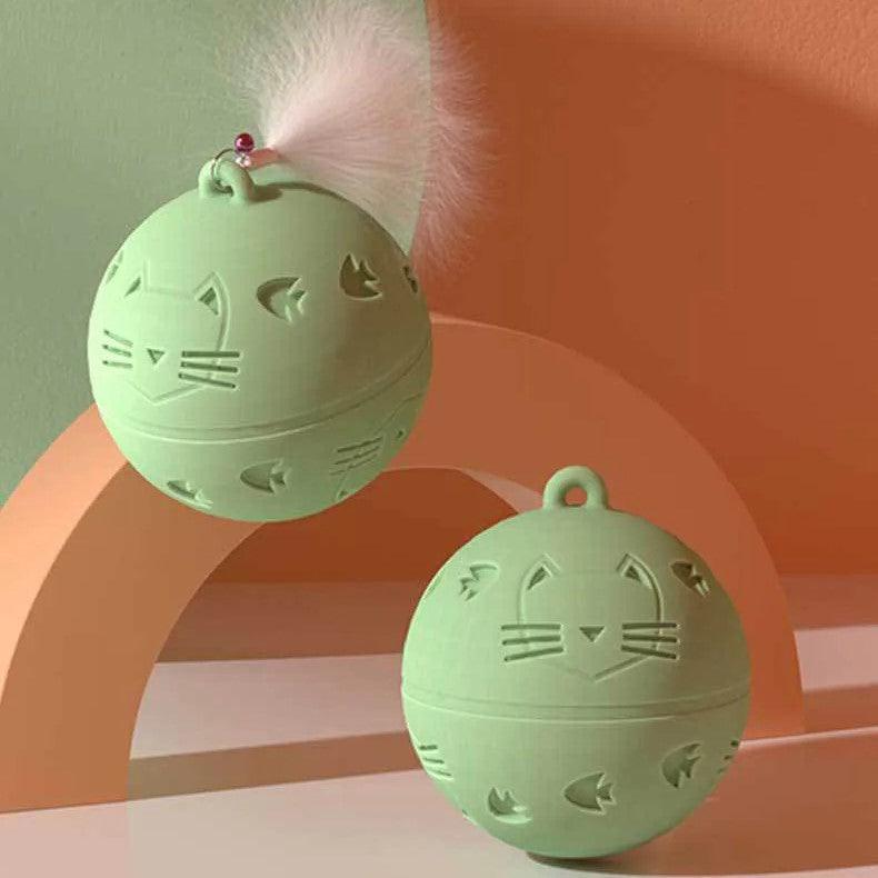 Crazy Ball Interactive Cat Toy Cat Toys KittyNook Cat Company   