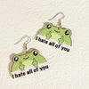 Load image into Gallery viewer, Critter Creatures Long Dangle Earrings - KittyNook Cat Company