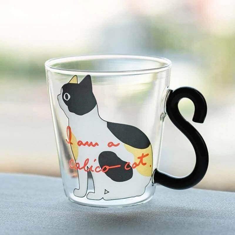 Curly Tail Cat Mug Drinkware KittyNook   