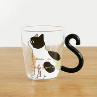 Thumbnail for Curly Tail Cat Mug Drinkware KittyNook Calico Cat  