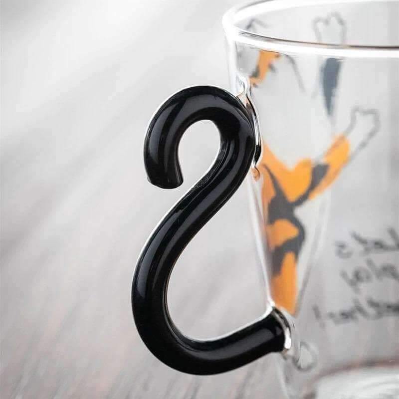 Curly Tail Cat Mug Drinkware KittyNook   