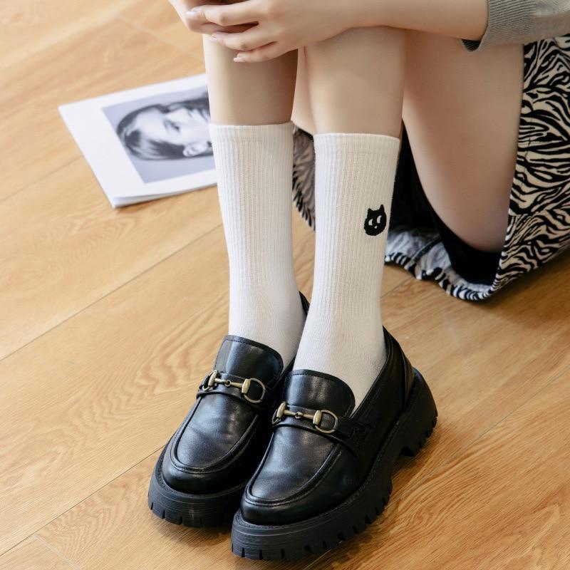 Cute Cat Cotton Socks Socks KittyNook   