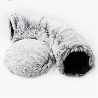 Thumbnail for Disk-O Fluffy Cat Tunnel Bed Cat Beds KittyNook Cat Company   