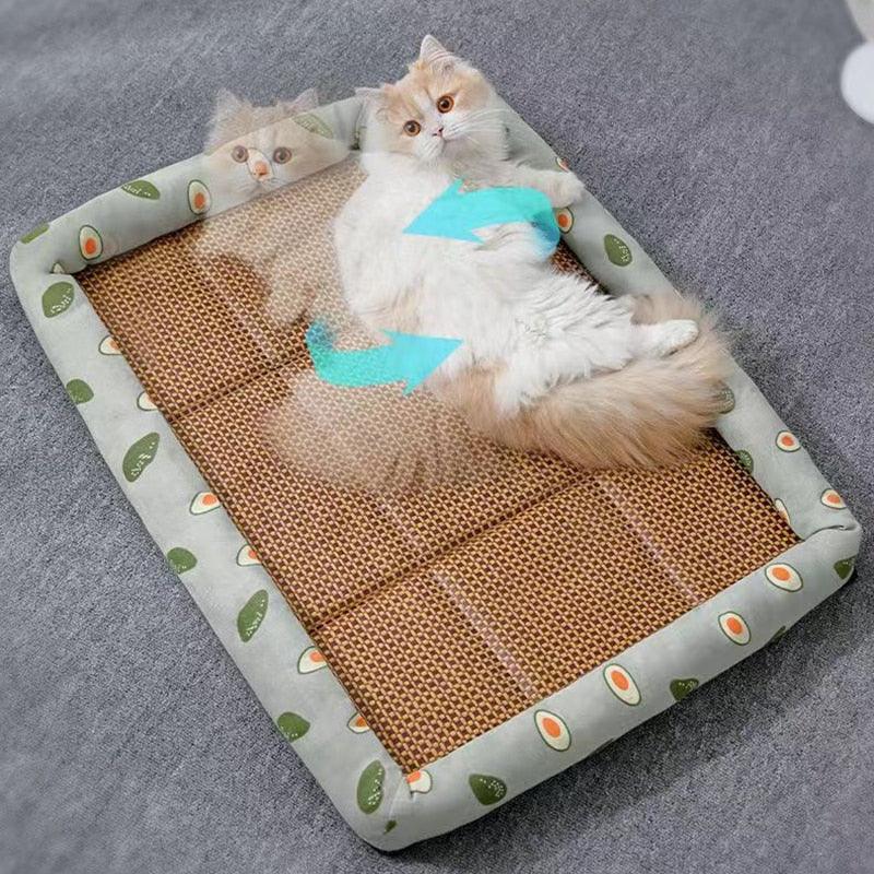 Dreamy Rattan Retreat Lightweight Cat Bed - KittyNook Cat Company