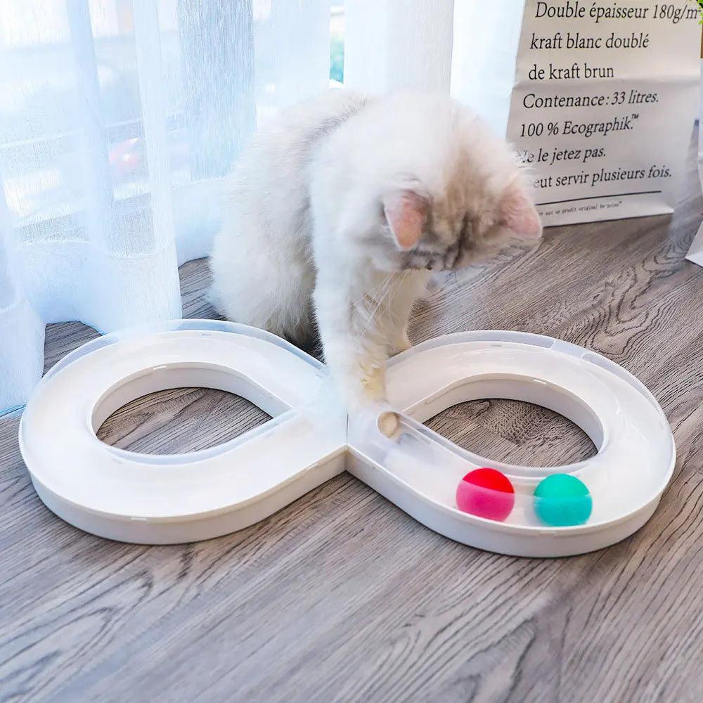 Eight Track Cat Tunnel Toy Cat Toys KittyNook Cat Company   