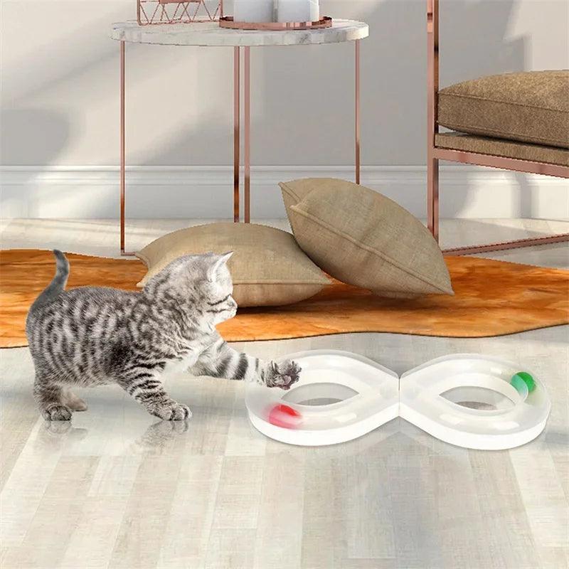 Eight Track Cat Tunnel Toy Cat Toys KittyNook Cat Company   