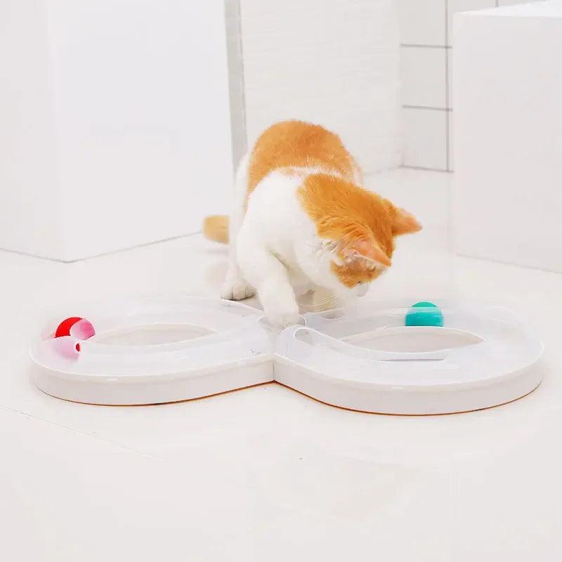 Eight Track Cat Tunnel Toy Cat Toys KittyNook Cat Company   