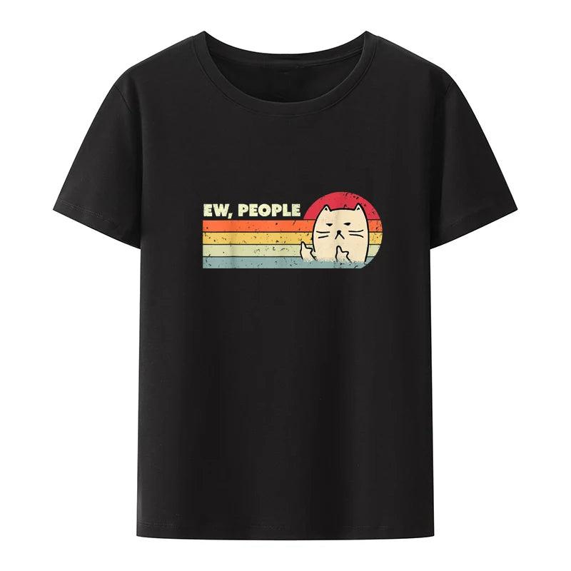 Ew, People! Statement Tee Clothing Tops KittyNook Black S 